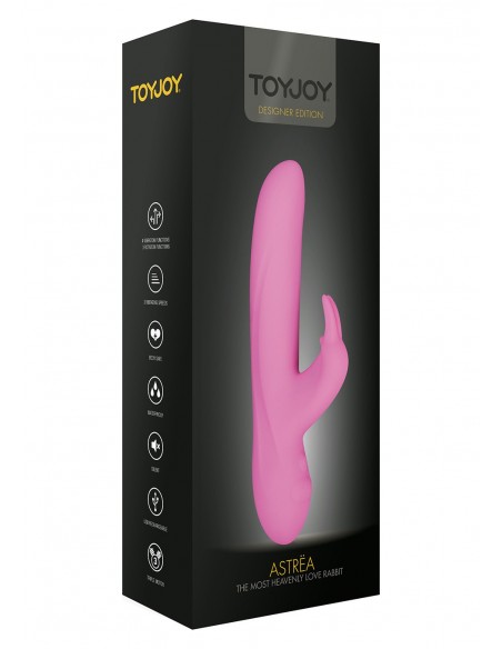 Wibrator Astrea Rabbit Vibrator Pink - WIBRATORY EKSKLUZYWNE - 1