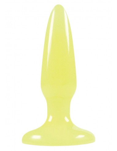 Korek Analny Firefly Pleasure Plug Mini Yellow - Małe Korki Analne - 1