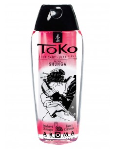 Żel Intymny Shunga Toko Lubricant Strawb 165ml - Lubrykanty do seksu oralnego - 1