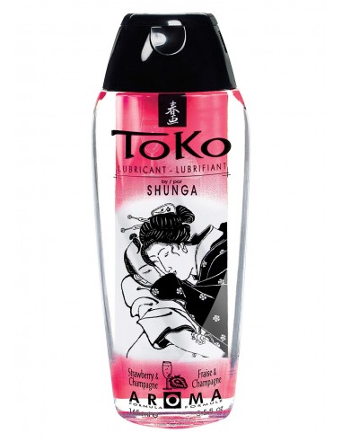 Żel Intymny Shunga Toko Lubricant Strawb 165ml - Lubrykanty do seksu oralnego - 1