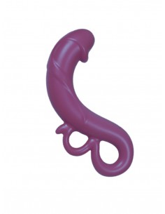 Dildo-Artykuł wspomagania - Dildo.Silic.Bifinger Violet - Ogromne Korki Analne XXL - 1