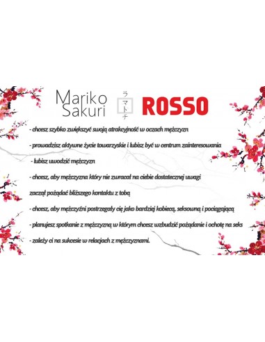 Feromony-Mariko Sakuri ROSSO 15 ml for women - Feromony kobiece - 3