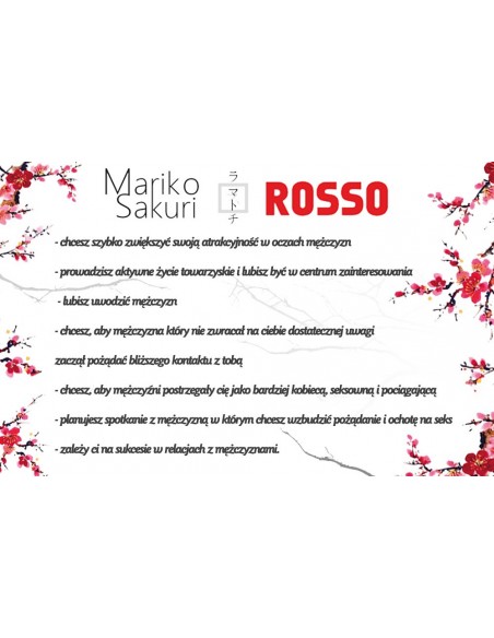 Feromony-Mariko Sakuri ROSSO 15 ml for women - Feromony kobiece - 3