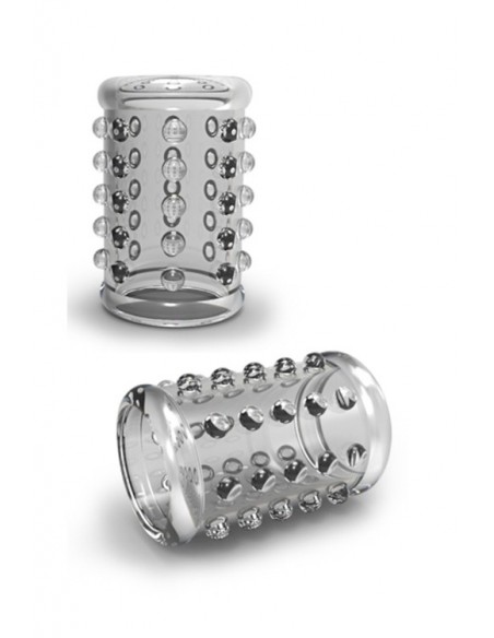 Nakładka na penisa STAY HARD COCK SLEEVE 02 CLEAR - Przedłużki i nakładki na penisa - 2