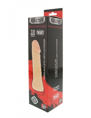 Stymulator-REALSTUFF GIRTH EXTENDER SLEEVE - Przedłużki i nakładki na penisa - 1