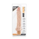 Wibrator realistyczny Vibe 8 Flesh - żyłkowany trzonek, stożkowa główka i wielobiegowa wibracja, 24,8 cm - 1