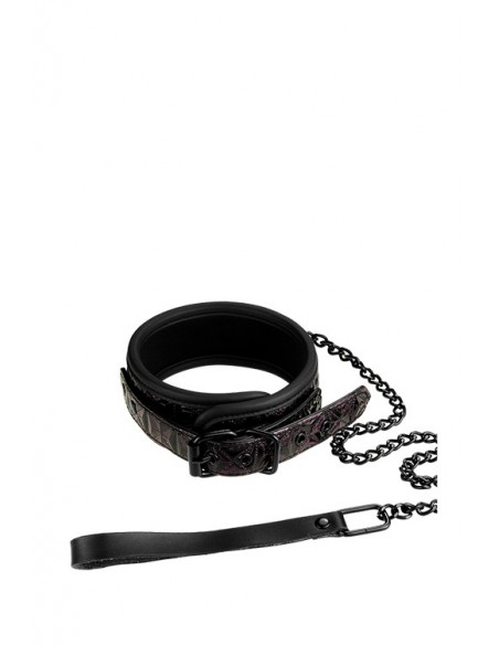 BDSM Blaze Collar And Leash Purple - Chokery, obroże i smycze - 2