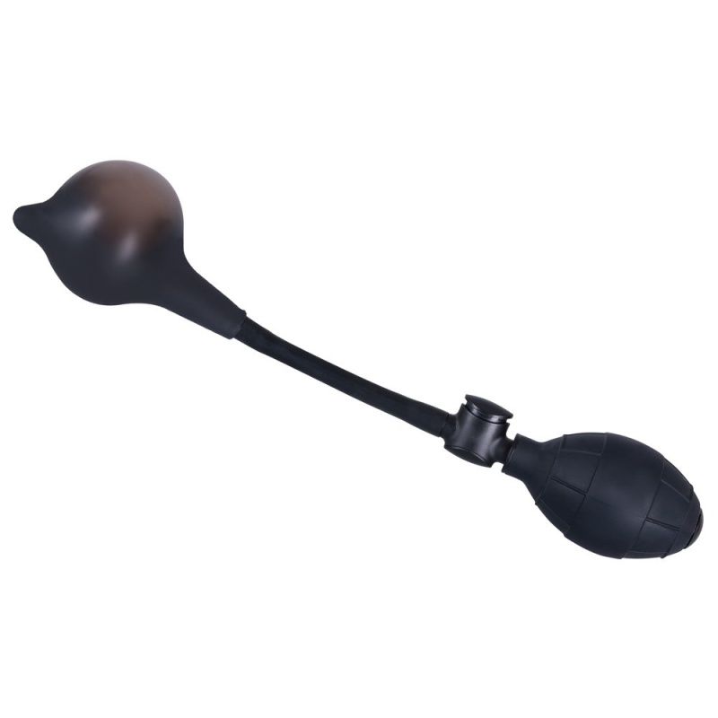 Nadmuchiwany balon analny Simply Anal Balloon – silikon, ręczna pompka z zaworem spustowym, 30 cm - 4