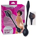 Nadmuchiwany balon analny Simply Anal Balloon – silikon, ręczna pompka z zaworem spustowym, 30 cm - 5