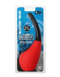 Gruszka Analna Irygator-Menzstuff 310 Ml Anal Douche Red/Black - Pozostałe gadżety analne - 1 2