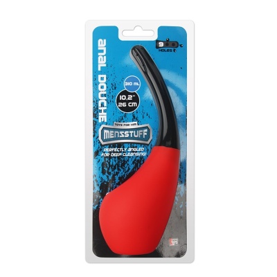 Gruszka Analna Irygator-Menzstuff 310 Ml Anal Douche Red/Black - 1 2