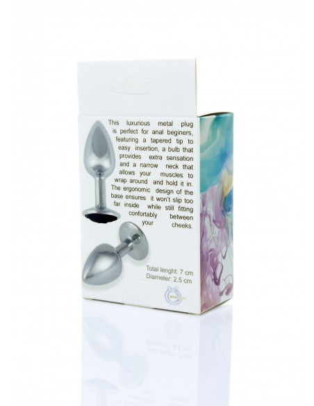 Plug-Jawellery PLUG- black - Korki analne stalowe - 6