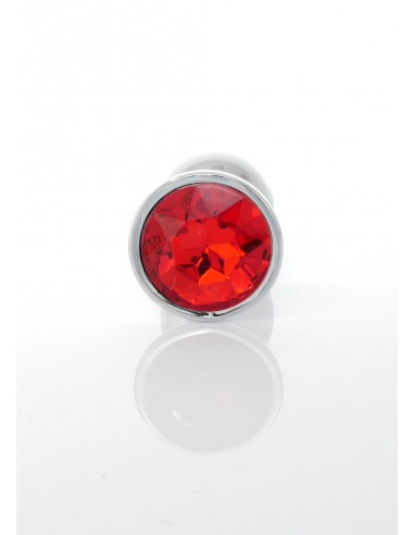 Plug-Jawellery PLUG- red - Korki analne stalowe - 4