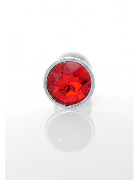 Plug-Jawellery PLUG- red - Korki analne stalowe - 4