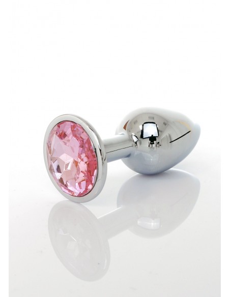 Plug-Jawellery PLUG- pink - Korki analne stalowe - 2