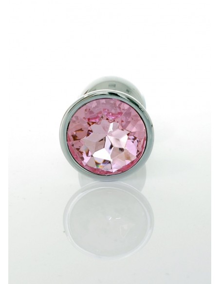 Plug-Jawellery PLUG- pink - Korki analne stalowe - 4