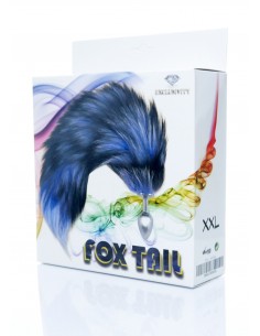 Plug-Fox TAIL- black XXL - Korki analne z ogonkiem - 1
