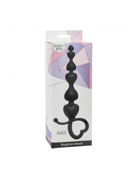 Kulki Analne Anal Beads Begginers Beads Black - Kulki analne, koraliki analne - 1