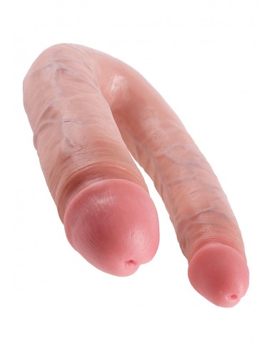 Podwójne Dildo COCK DOUBLE TROUBLE L FLESH - Dilda podwójne - 4