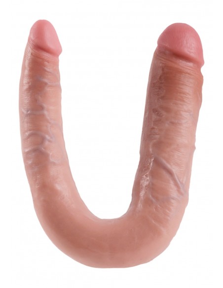 Podwójne Dildo COCK DOUBLE TROUBLE L FLESH - Dilda podwójne - 5