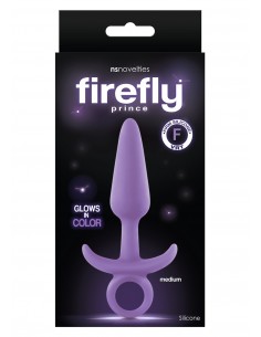 Korek Analny Firefly Prince Purple  Medium - Małe Korki Analne - 1 2