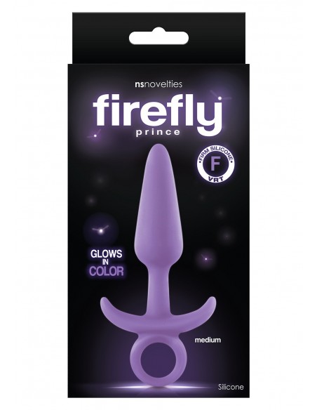 Korek Analny Firefly Prince Purple  Medium - Małe Korki Analne - 2