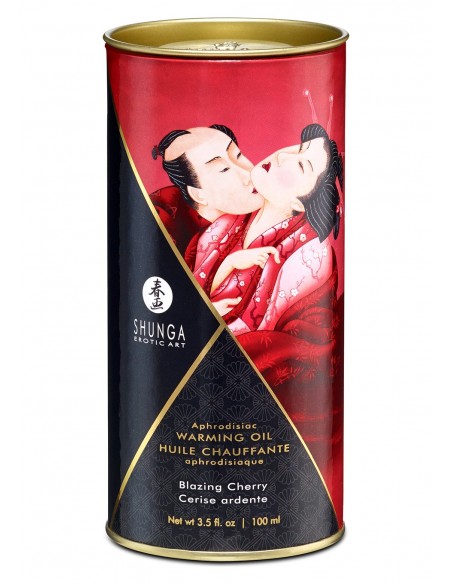 Warming Oil Blazing Cherry 100 ml - Olejki i żele do masażu - 2