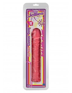 Dildo-CLASSIC JELLY DONG 10 INCH PINK - Dilda żelowe - 1