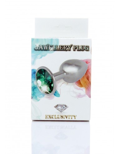 Plug-Jawellery PLUG- green - Korki analne stalowe - 5