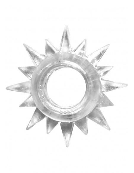 Pierścień Erekcyjny Cockring Rings Cristal White - Pierścienie erekcyjne niewibrujące - 2