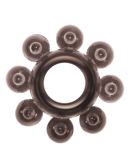 Pierścień Erekcyjny Cockring Rings Bubbles Black - Pierścienie erekcyjne niewibrujące - 2