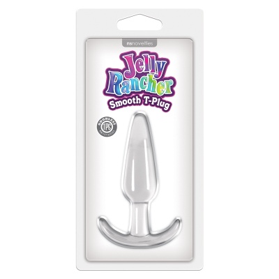 Korek analny T-Plug Smooth Transparent, stożkowy, 10 cm - 1 2