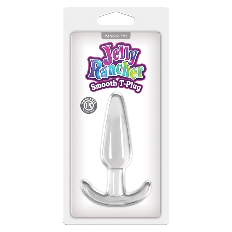 Korek analny T-Plug Smooth Transparent, stożkowy, 10 cm - 2