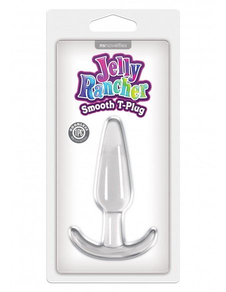 Korek Analny Jelly Rancher T Plug Smooth Clear - Małe Korki Analne - 2
