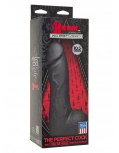 Dildo-THE PERFECT COCK 10.5 INCH BLACK - Dilda realistyczne - 1 2
