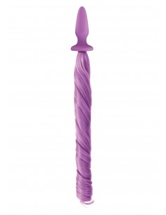 Plug-UNICORN TAILS PASTEL PURPLE - Korki analne silikonowe - 1