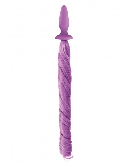 Plug-UNICORN TAILS PASTEL PURPLE - Korki analne silikonowe - 1