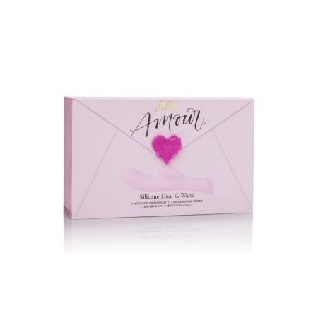 Wibrator dwusilnikowy Amour Silicone Dual G Wand 12,8 cm - 2