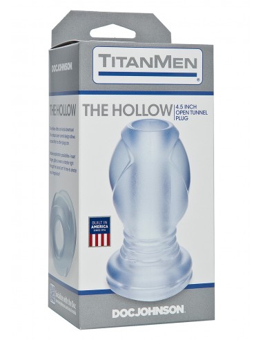 Korek Analny Titanmen  The Hollow Clear - Duże Korki Analne - 2