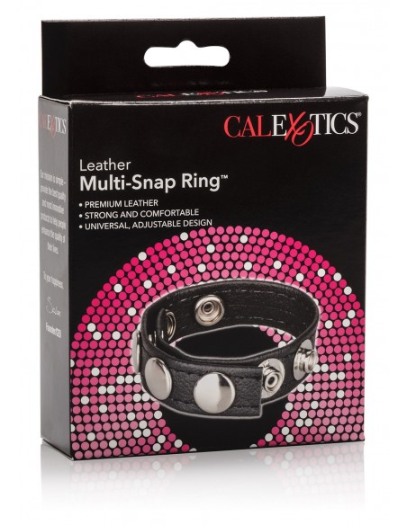 Pierścień Erekcyjny Adonis Ares Leather Cockring - Pierścienie erekcyjne niewibrujące - 2