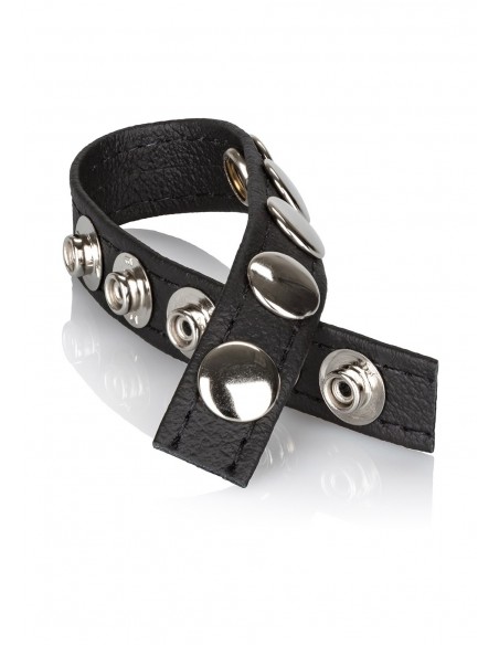 Pierścień Erekcyjny Adonis Ares Leather Cockring - Pierścienie erekcyjne niewibrujące - 3