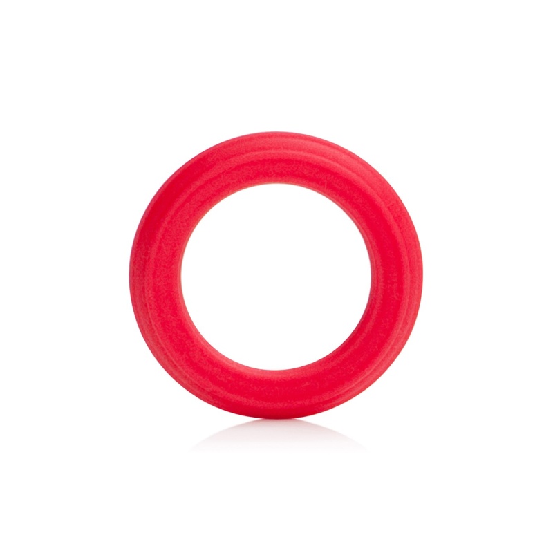 Pierścień erekcyjny Caesar Ring Red – silikonowy, elastyczny, średnica 3 cm - 1