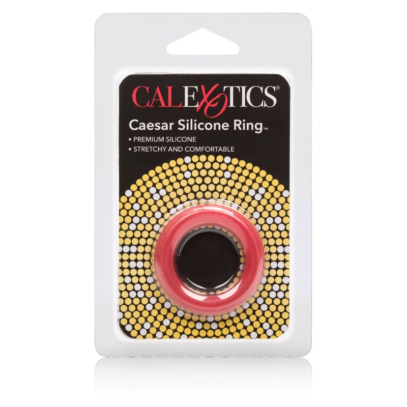Pierścień erekcyjny Caesar Ring Red – silikonowy, elastyczny, średnica 3 cm - 2