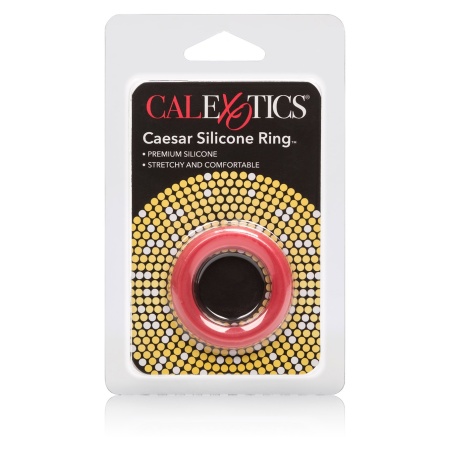 Pierścień erekcyjny Caesar Ring Red – silikonowy, elastyczny, średnica 3 cm - 2