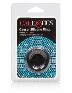 Pierścień Erekcyjny Adonis Silicone Rings Caeser Black - Pierścienie erekcyjne niewibrujące - 1 2