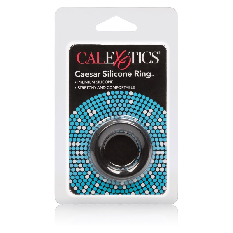Caesar Silicone Ring – silikonowy pierścień uciskowy na penisa, średnica 3,25 cm - 2