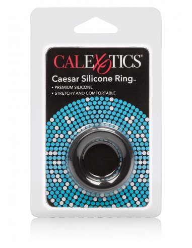 Pierścień Erekcyjny Adonis Silicone Rings Caeser Black - Pierścienie erekcyjne niewibrujące - 2