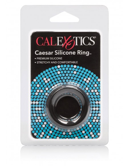 Pierścień Erekcyjny Adonis Silicone Rings Caeser Black - Pierścienie erekcyjne niewibrujące - 2