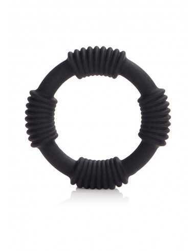 Pierścień Erekcyjny Adonis Silicone Rings Hercules Blck - Pierścienie erekcyjne niewibrujące - 1