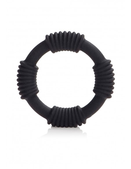 Pierścień Erekcyjny Adonis Silicone Rings Hercules Blck - Pierścienie erekcyjne niewibrujące - 1